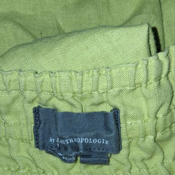 Anthropologie The Somerset Pull-On Pants: Linen Edition Wide Leg Size Small - Picture 5 of 7